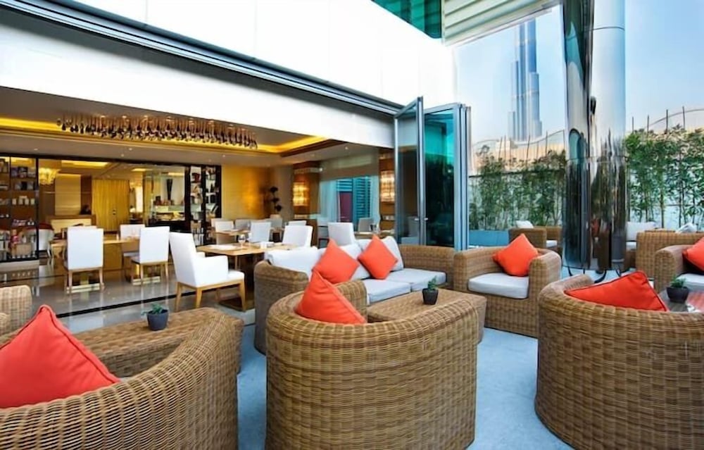 Damac Mall Street near Burj Khalifa