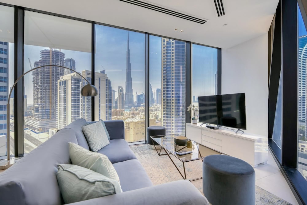 Luxury Apt W Burj Khalifa Vw Dubai Canal Access